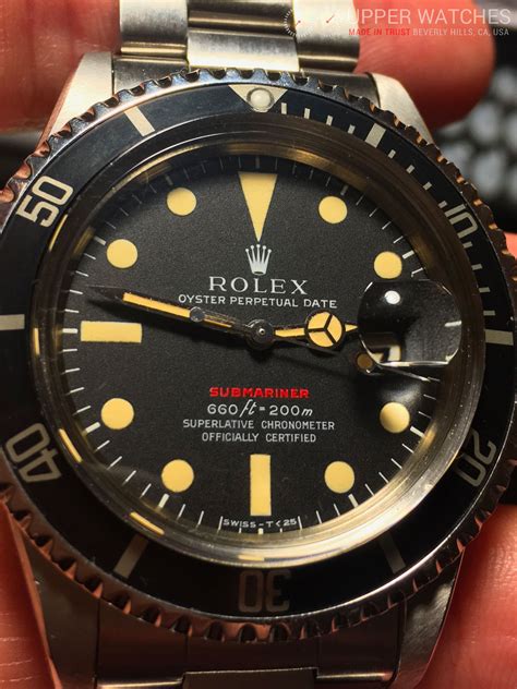 rolex red lettering|rolex 1680 red submariner reference.